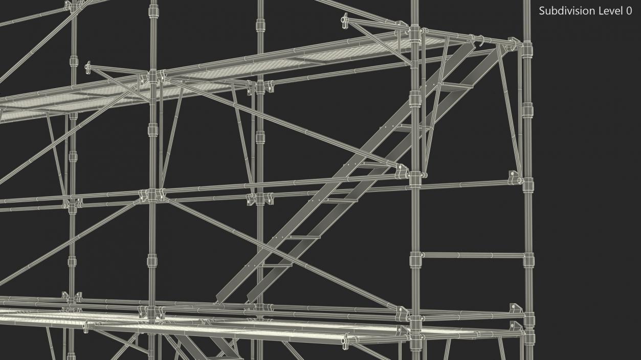 Construction Scaffolding 3D model