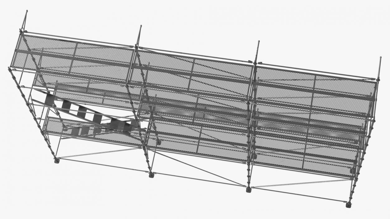 Construction Scaffolding 3D model