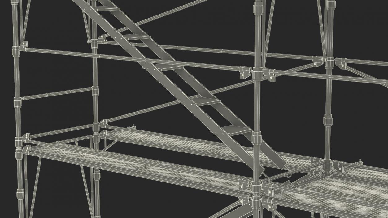 Construction Scaffolding 3D model