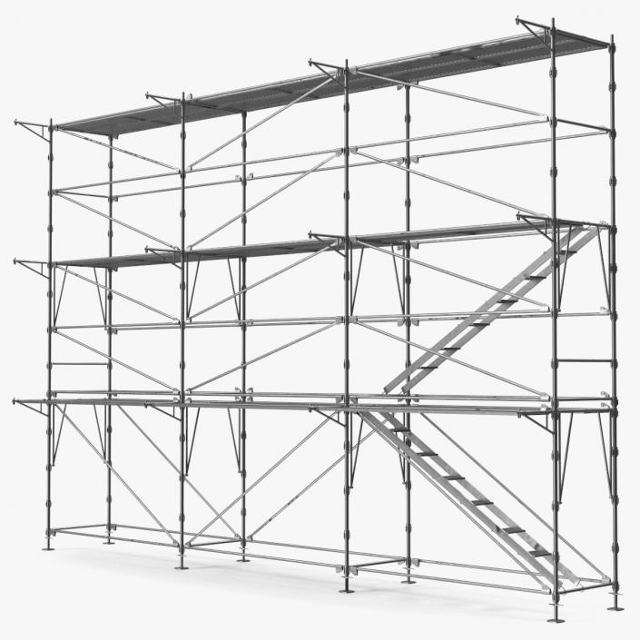 Construction Scaffolding 3D model