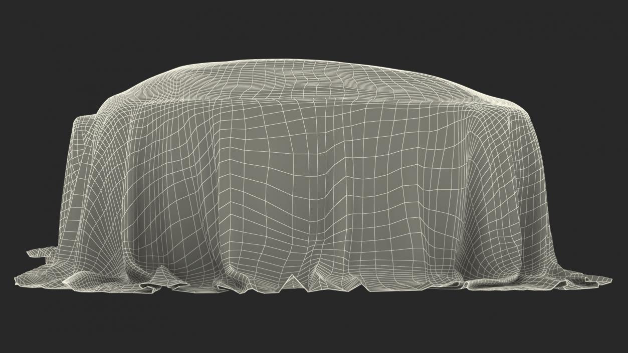 Supercar Cover Material Protection 3D model