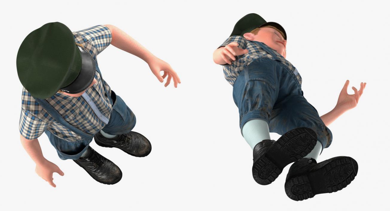 3D Realistic Child Boy Rigged