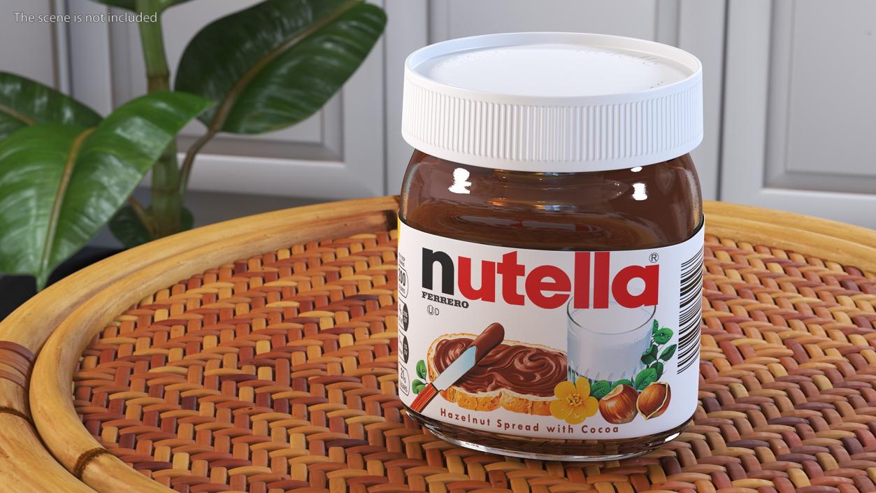 3D Nutella Peanut butter Jam Collection 2 model