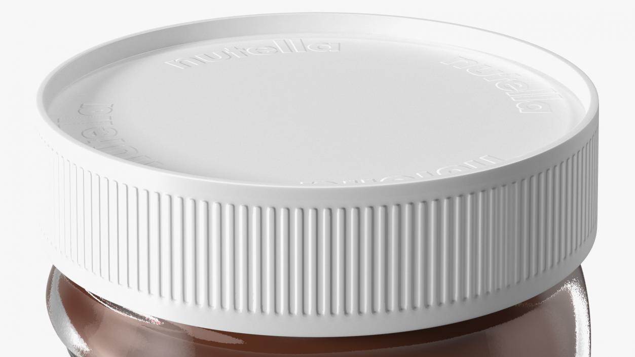 3D Nutella Peanut butter Jam Collection 2 model