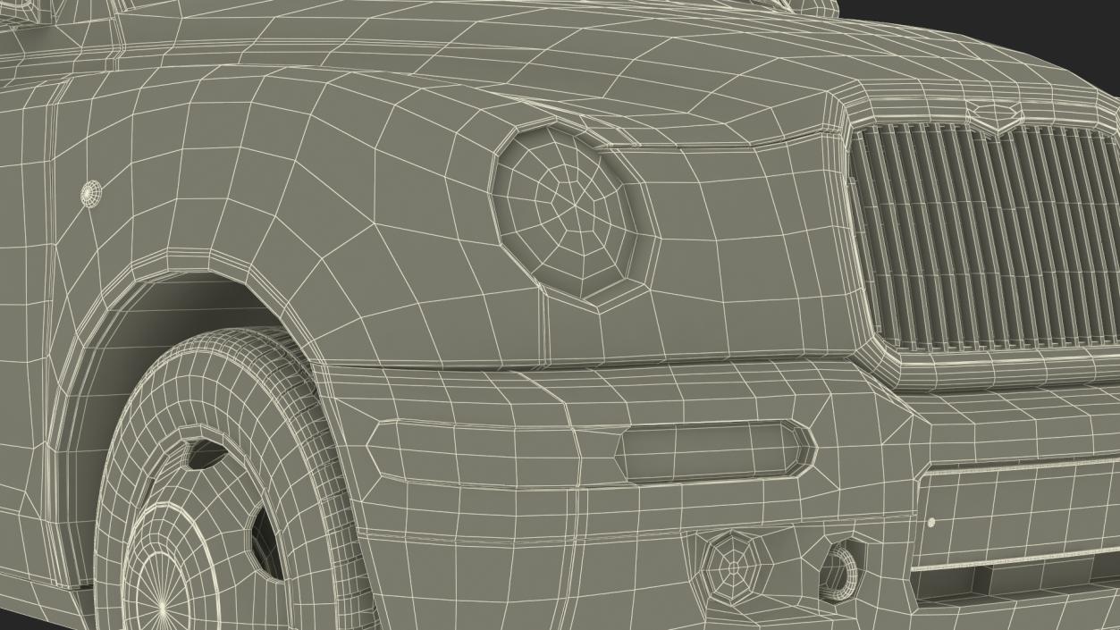 3D model London Black Cab Taxi TX1