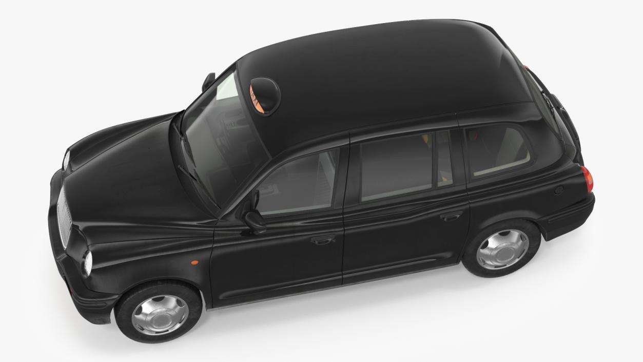 3D model London Black Cab Taxi TX1