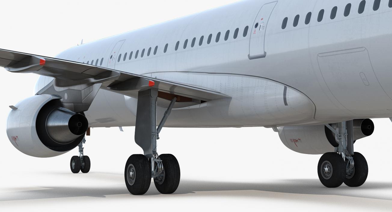 3D Airbus A321 Generic Rigged