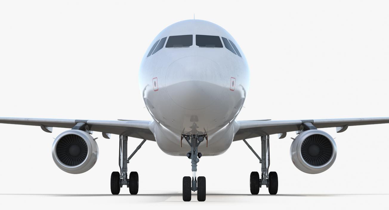 3D Airbus A321 Generic Rigged