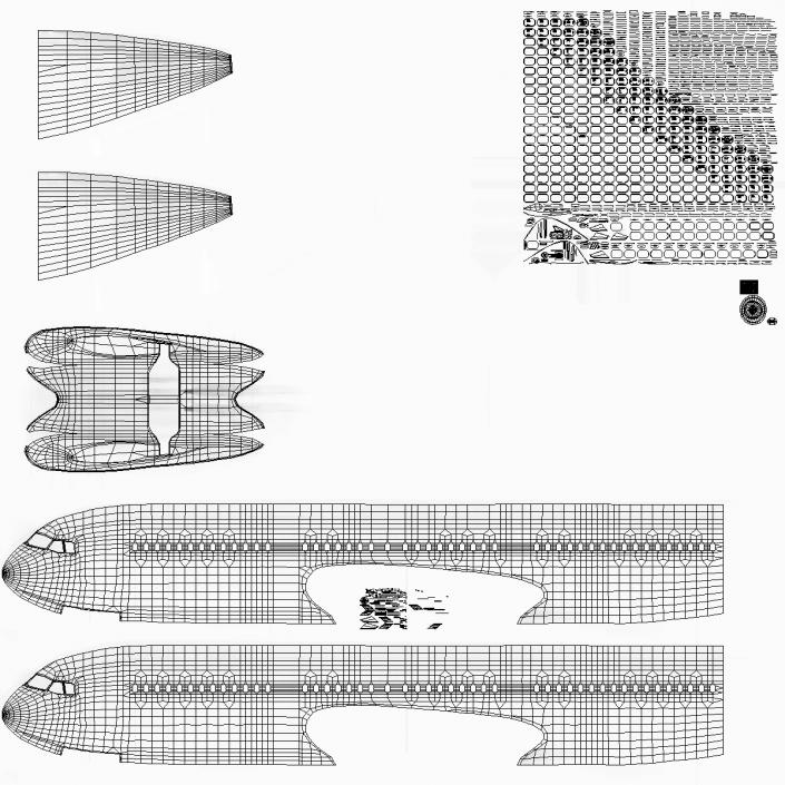 3D Airbus A321 Generic Rigged