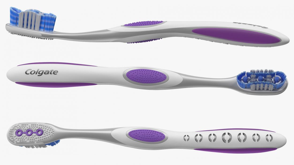 3D Colgate 360 Optic Toothbrush model