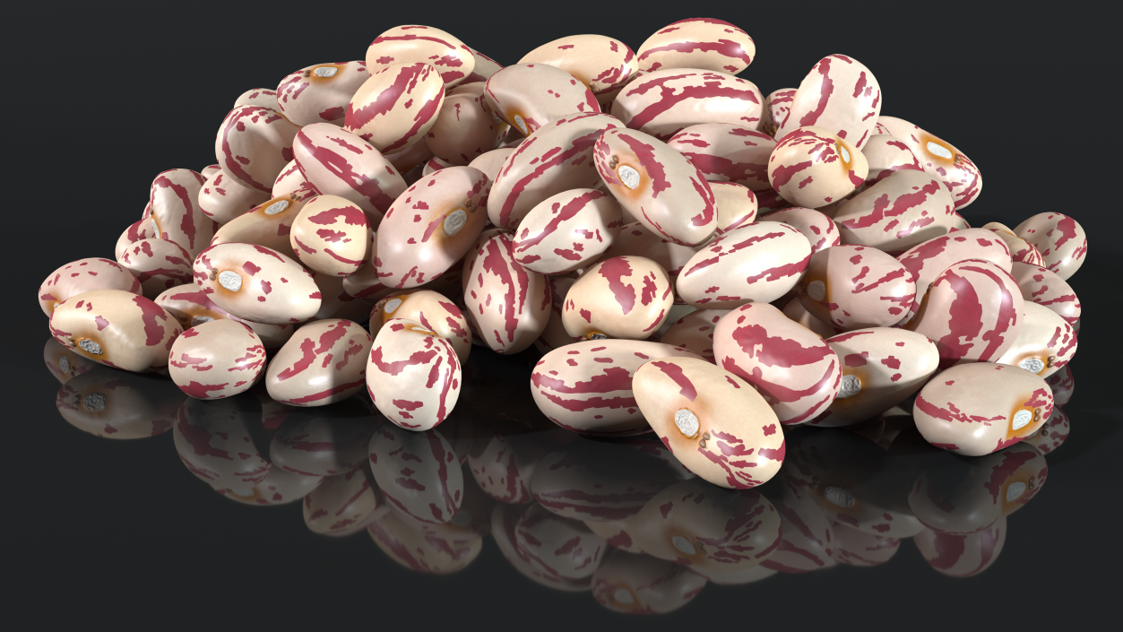 Pile of Roman Beans 3D model