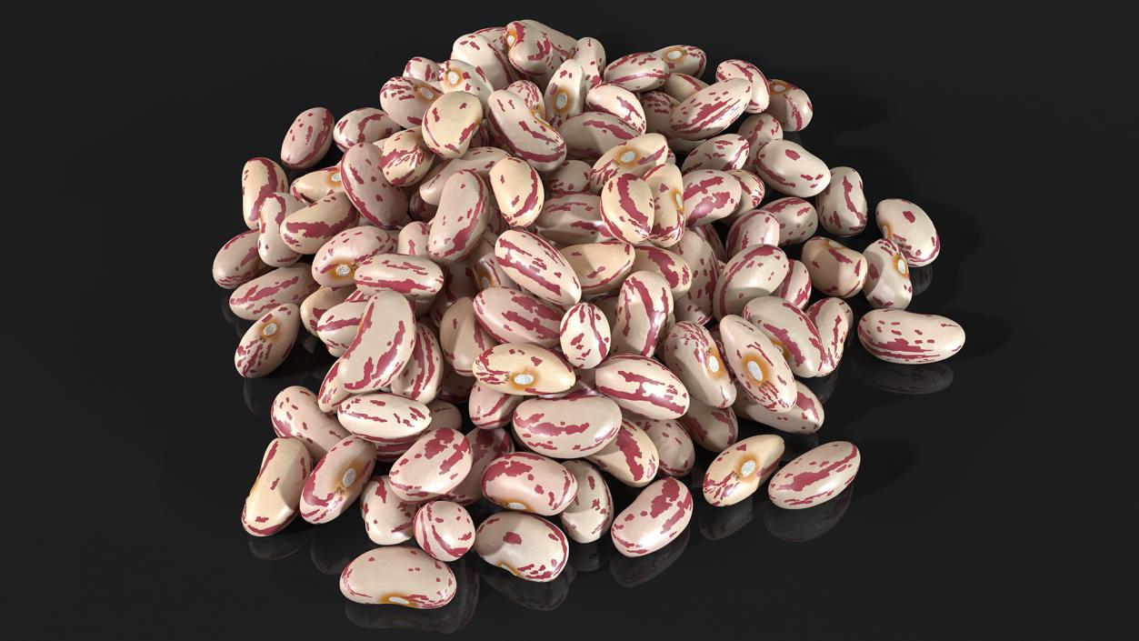 Pile of Roman Beans 3D model