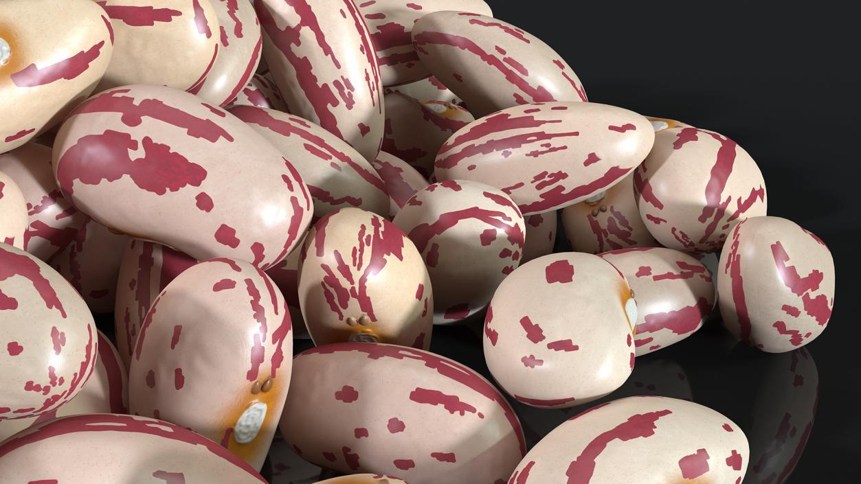 Pile of Roman Beans 3D model