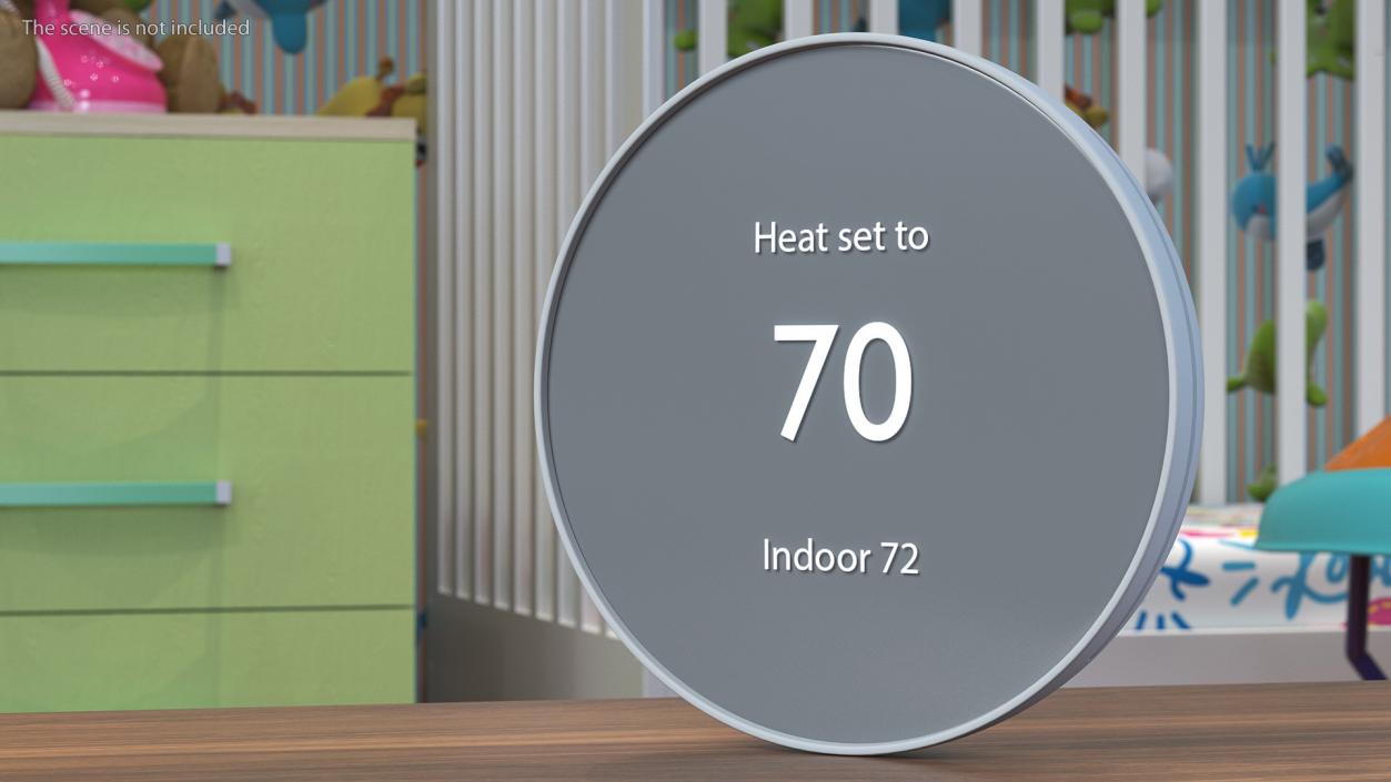 3D Google Nest Thermostat White model