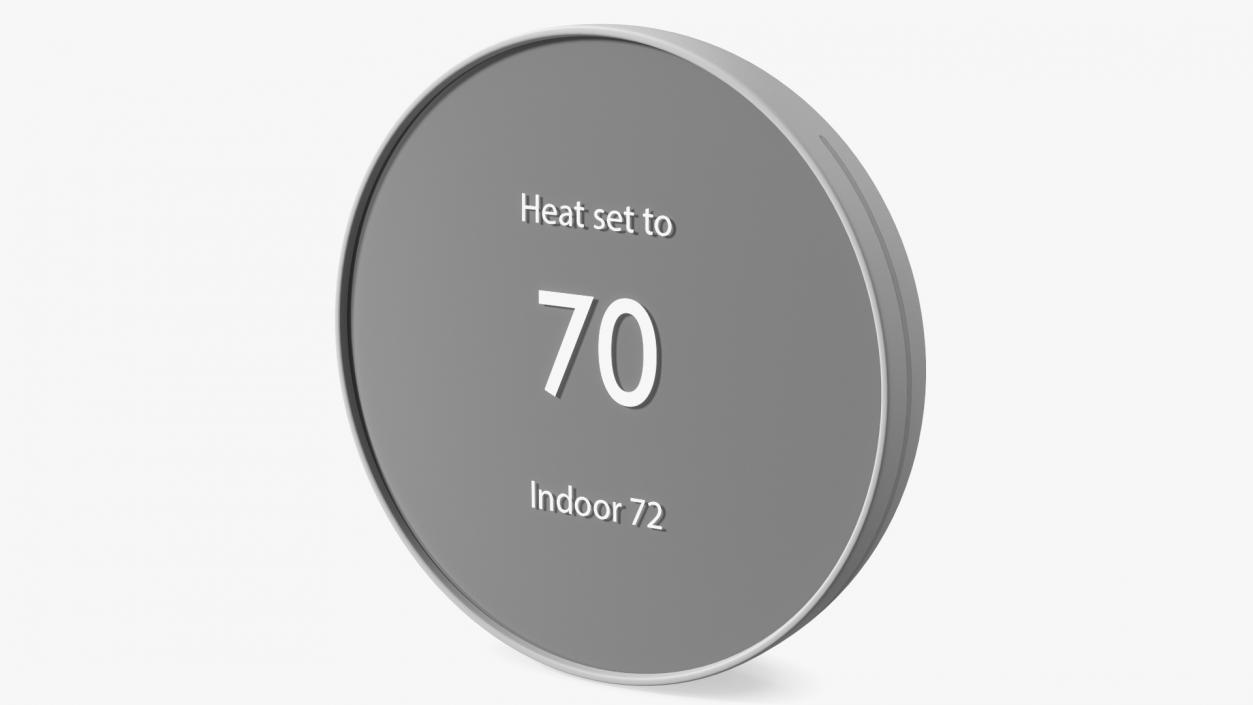 3D Google Nest Thermostat White model