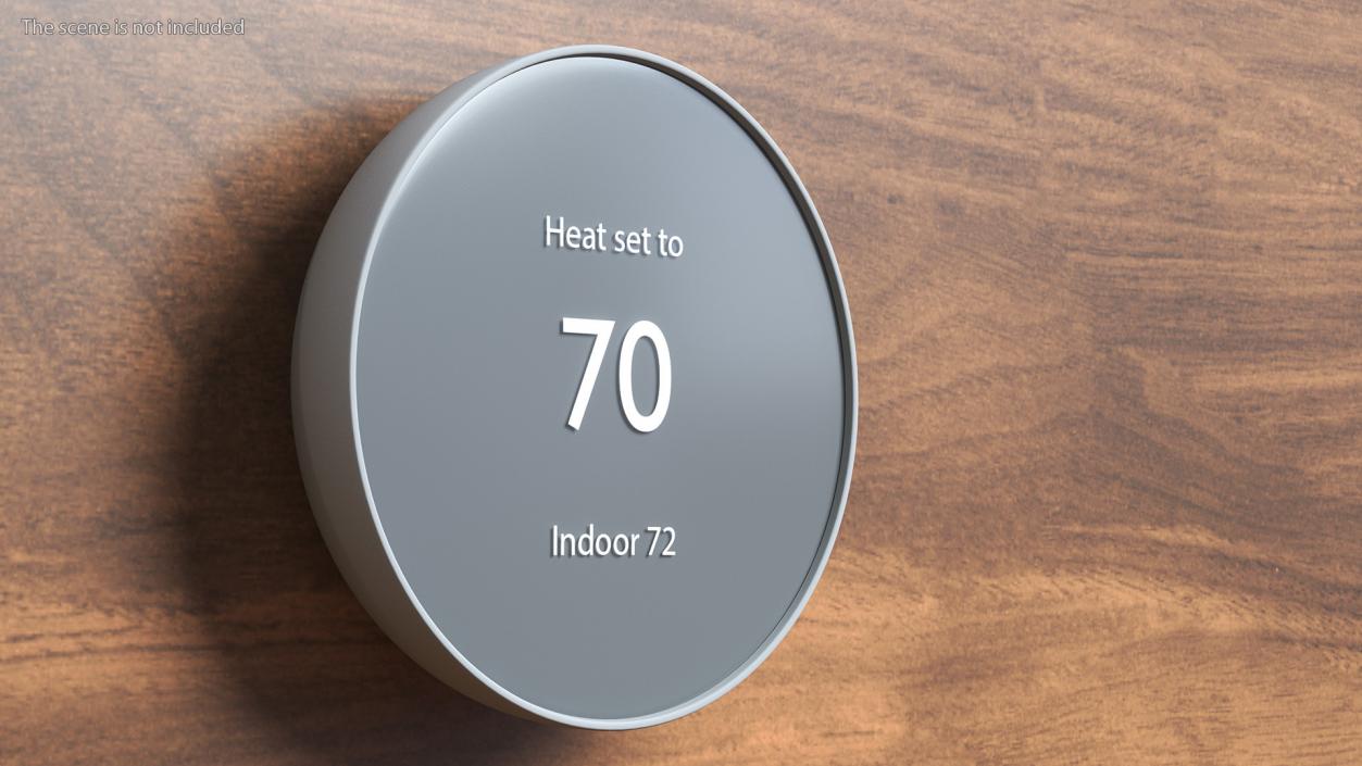 3D Google Nest Thermostat White model