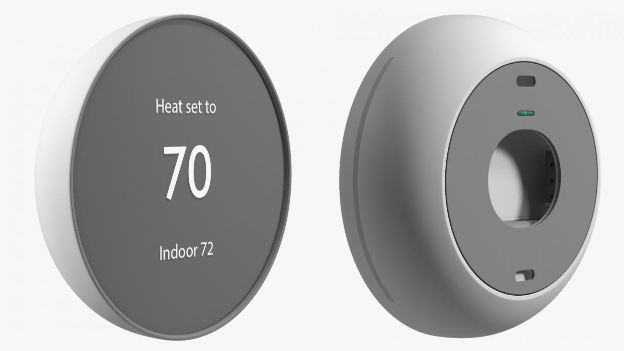 3D Google Nest Thermostat White model