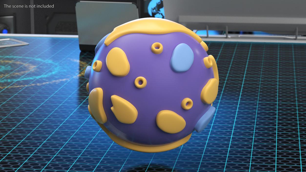 3D Cartoon Planets Collection 3 model