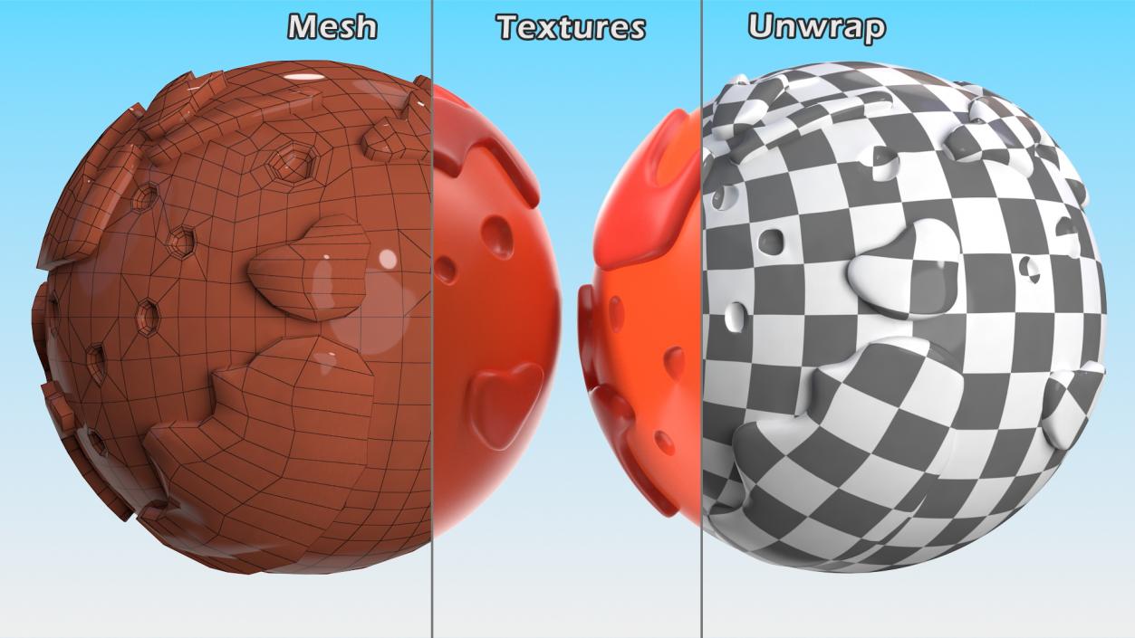 3D Cartoon Planets Collection 3 model