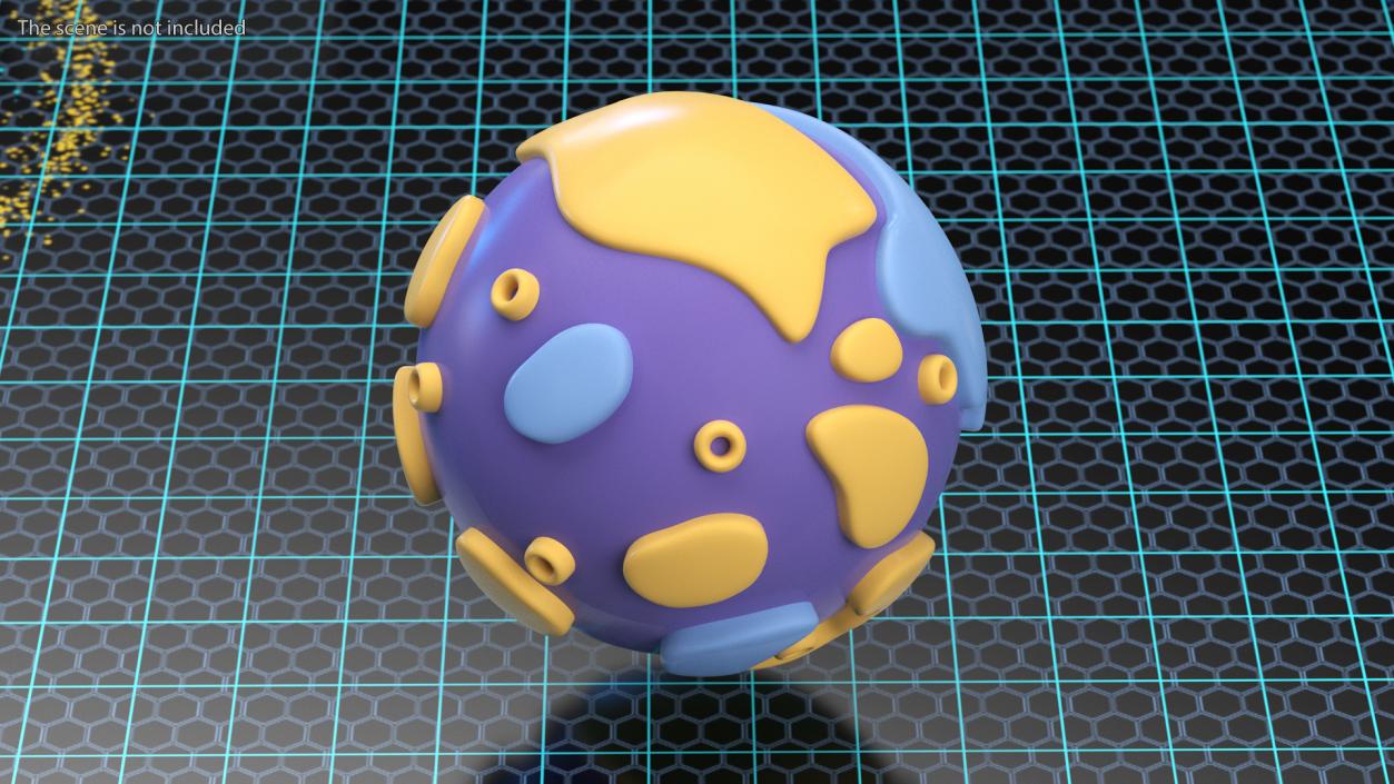 3D Cartoon Planets Collection 3 model