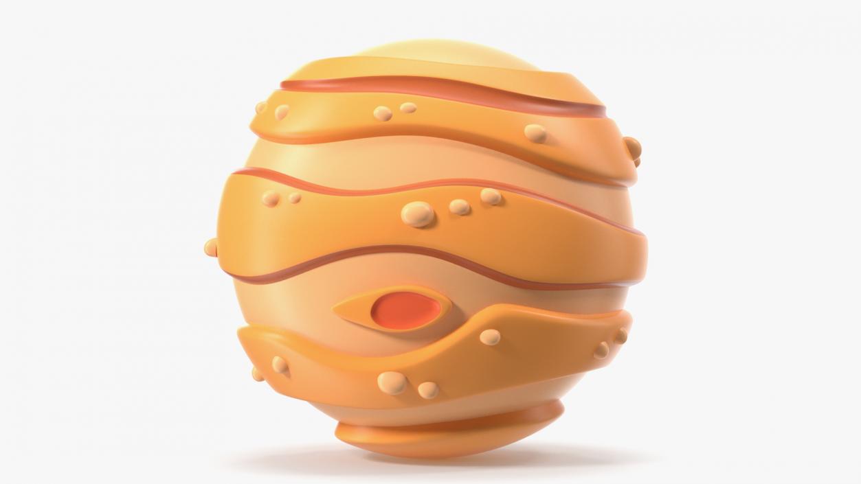 3D Cartoon Planets Collection 3 model