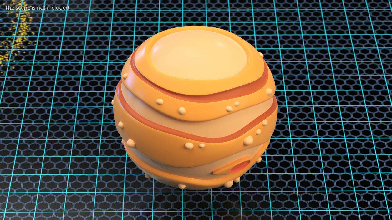 3D Cartoon Planets Collection 3 model