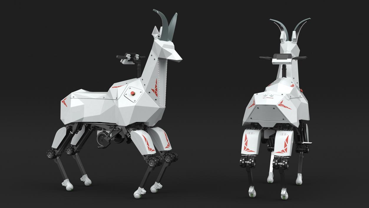 3D Robot Goat Kawasaki Rigged