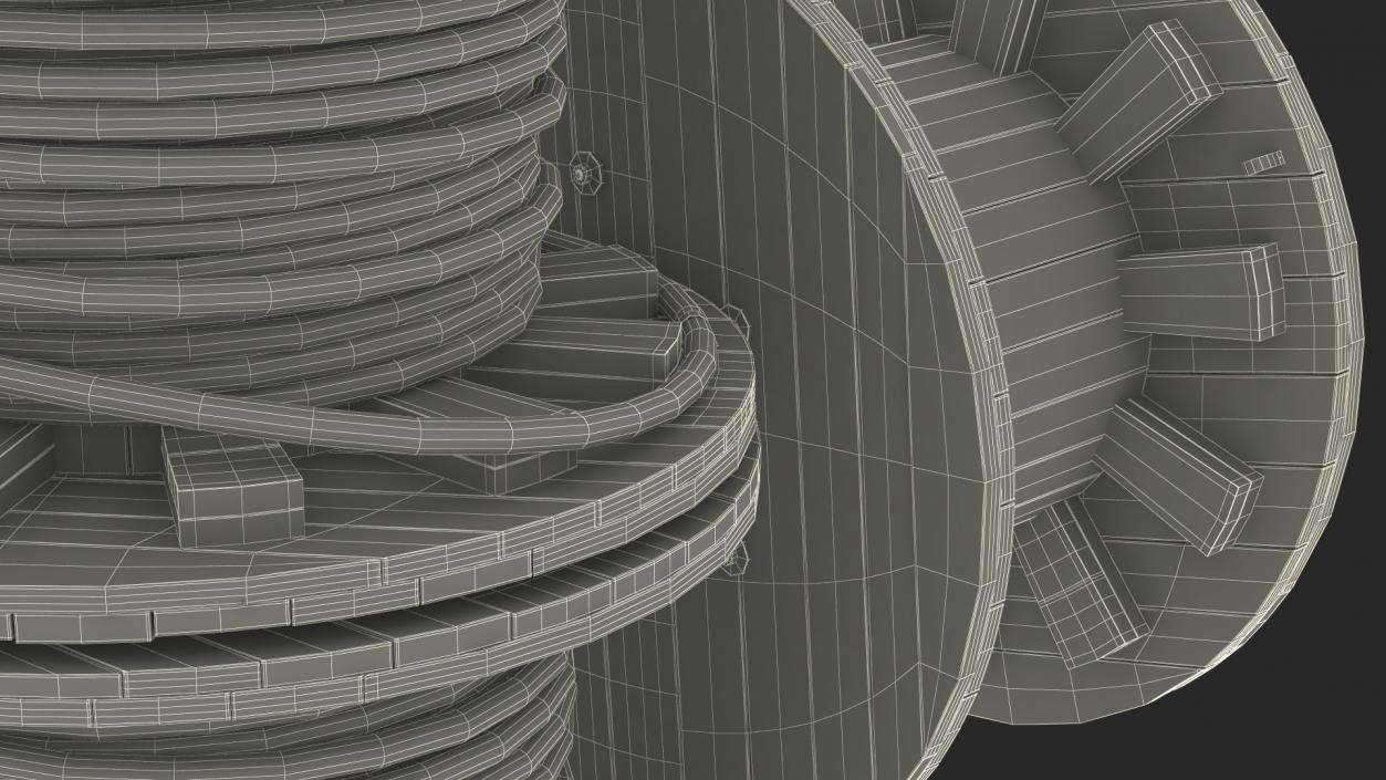 3D model Stack of Cable Reels