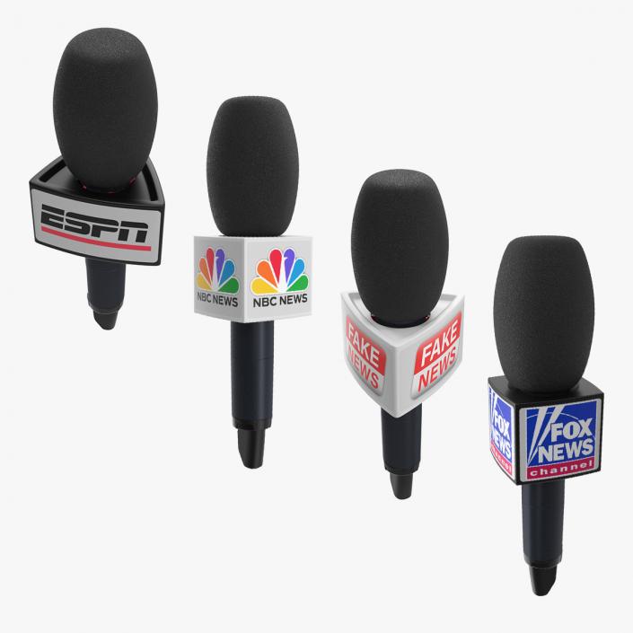 Reporter Wireless Microphones Collection 2 3D