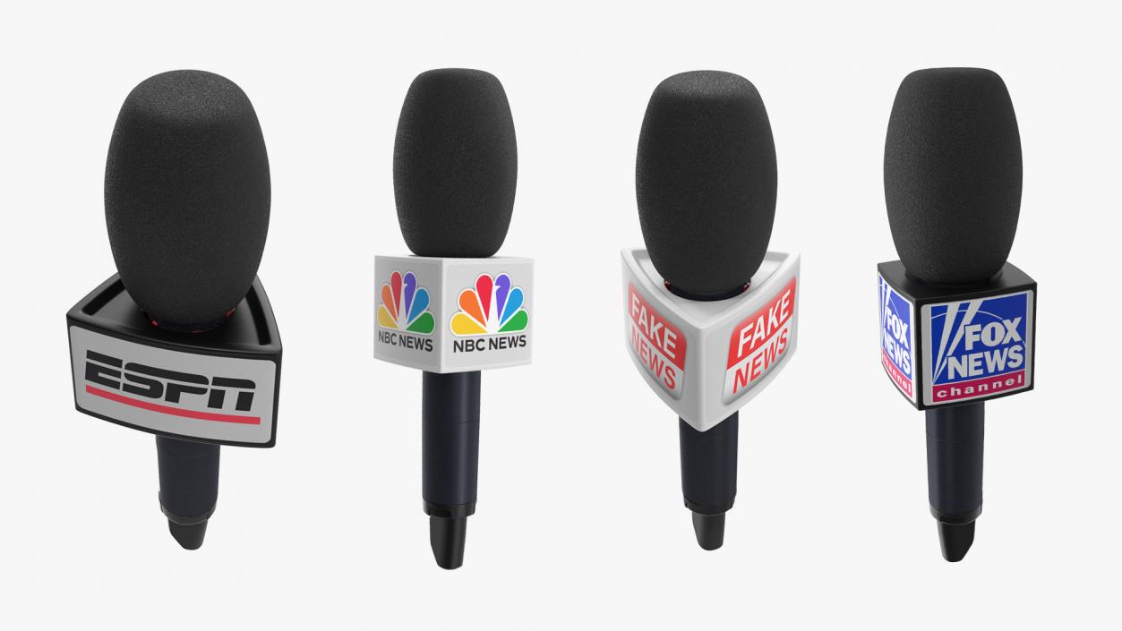 Reporter Wireless Microphones Collection 2 3D