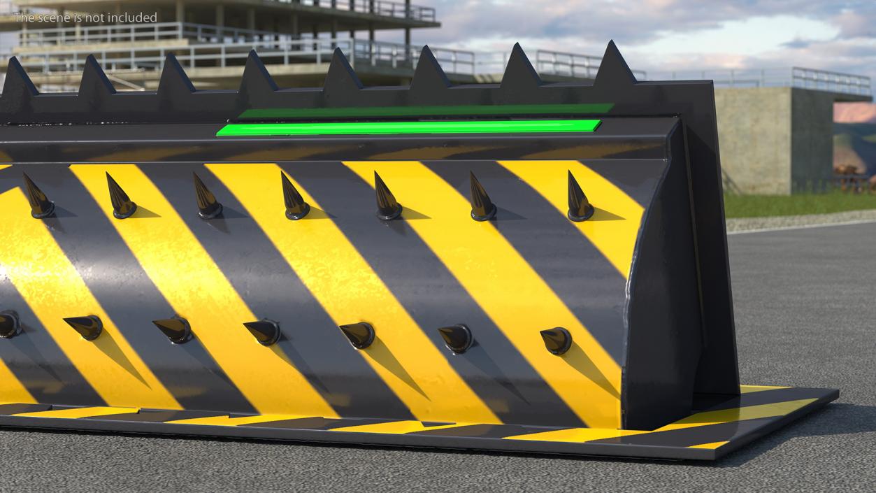 Roadblock Barrier Medium 3D model