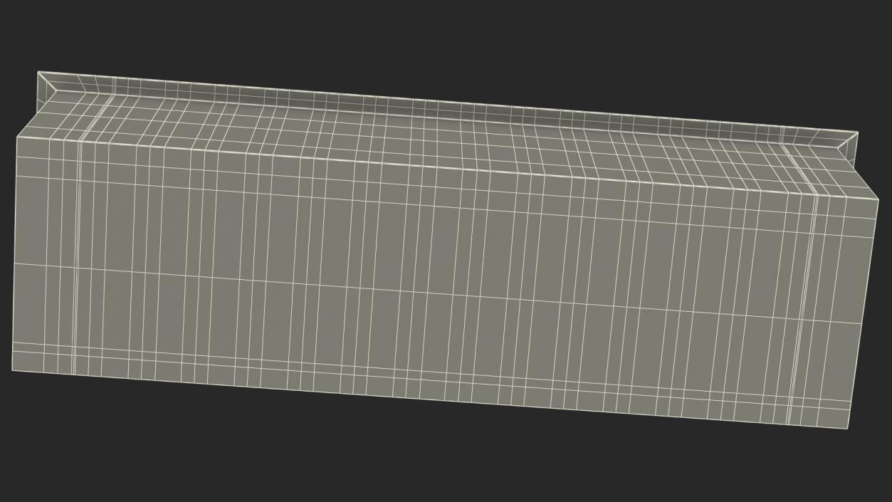 Roadblock Barrier Medium 3D model