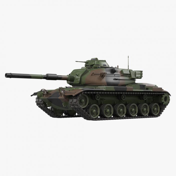 US Combat Tank M60A3 Patton 3D