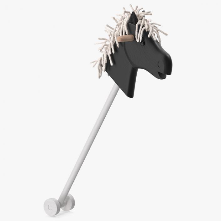 Hobby Horse Nursery Toy Black 3D model