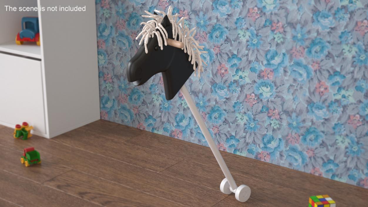 Hobby Horse Nursery Toy Black 3D model