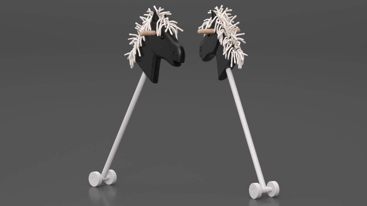 Hobby Horse Nursery Toy Black 3D model