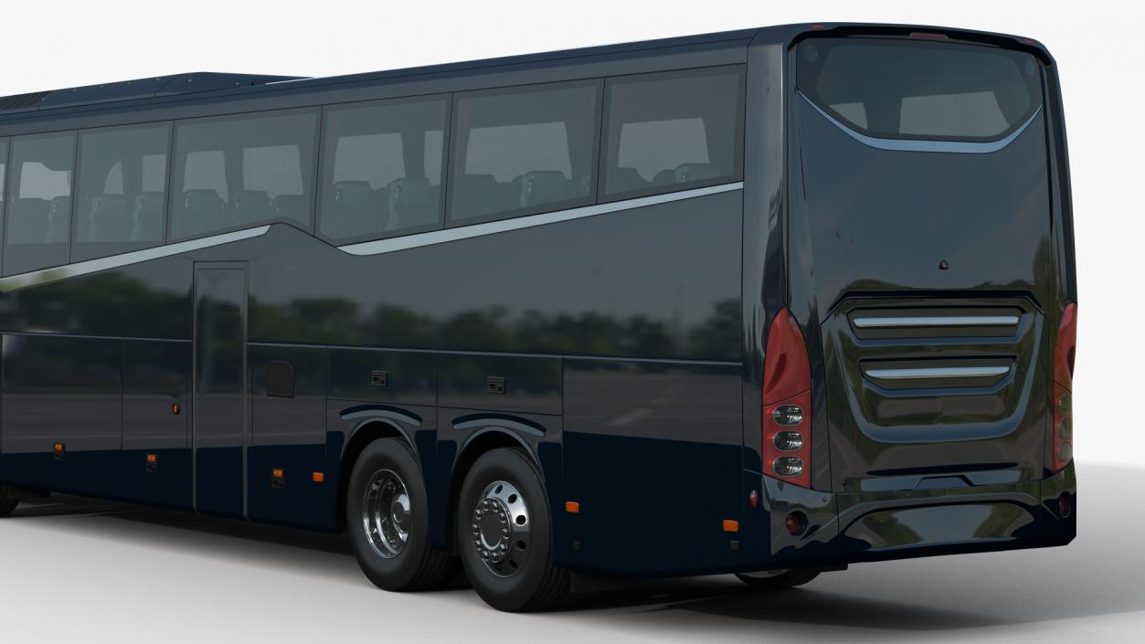 3D Luxury Coach Tour Bus