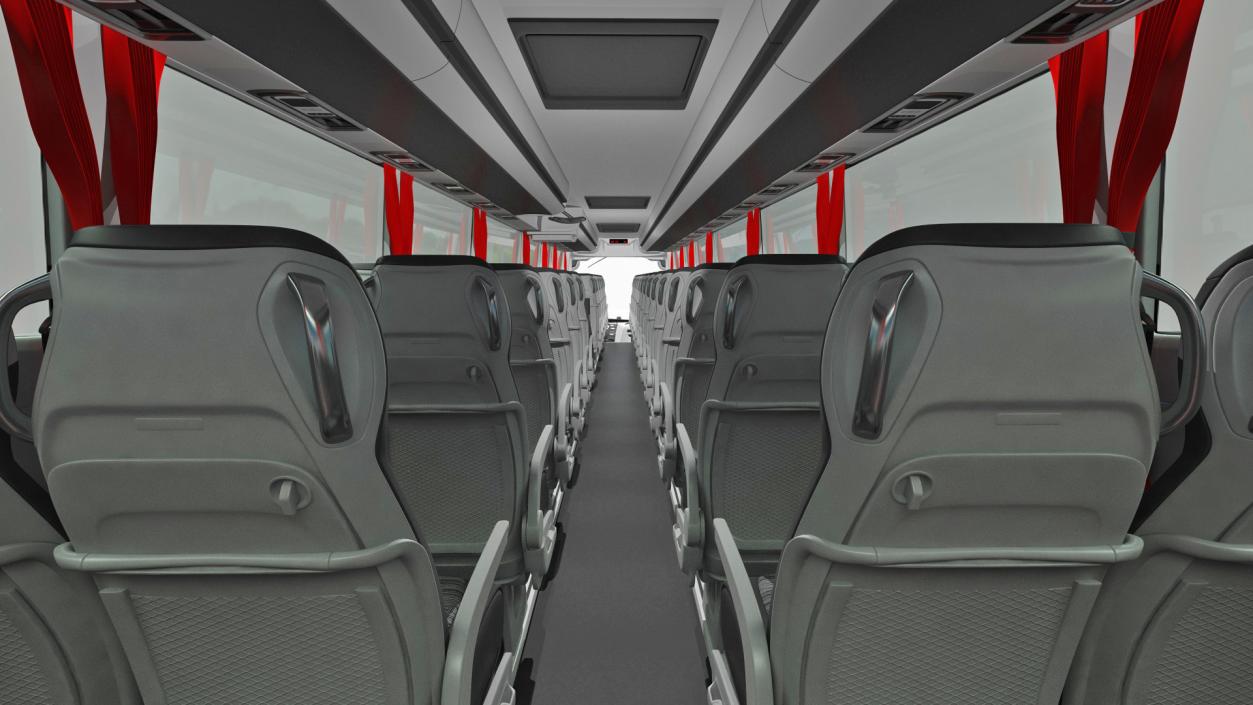 3D Luxury Coach Tour Bus