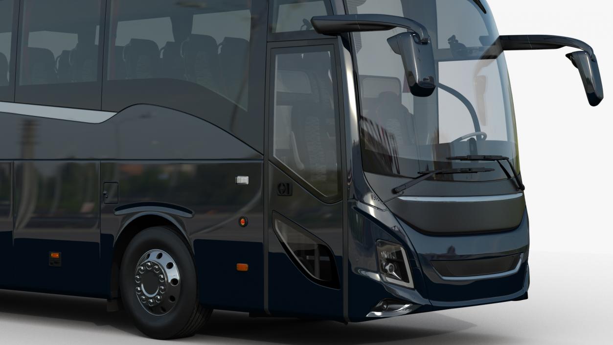 3D Luxury Coach Tour Bus