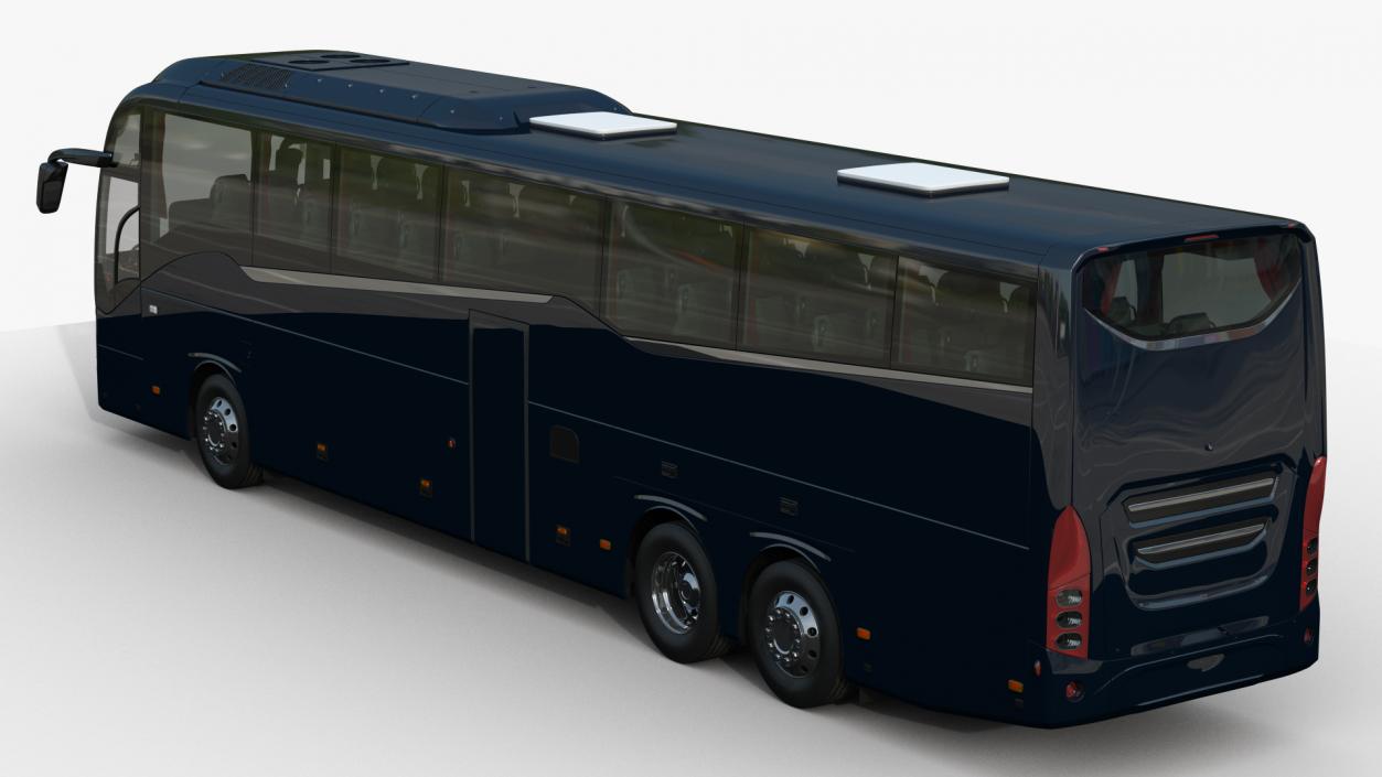 3D Luxury Coach Tour Bus