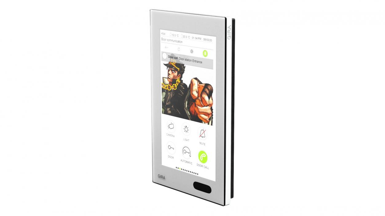 KNX Room Control Unit White 3D