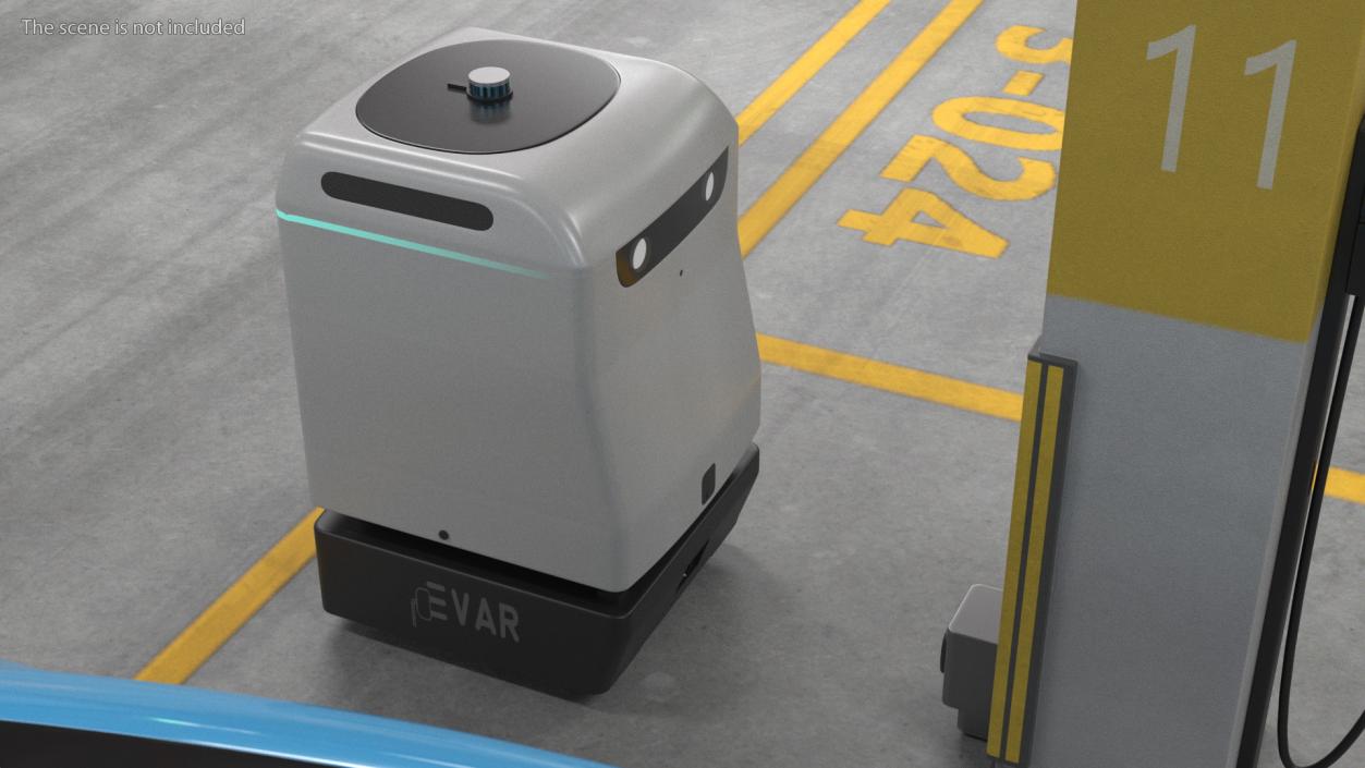 PARKY Autonomous EV Recharging Robot by EVAR 3D model