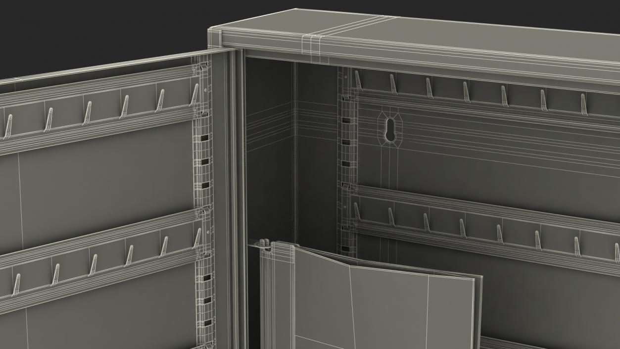 Large Key Cabinet 3D