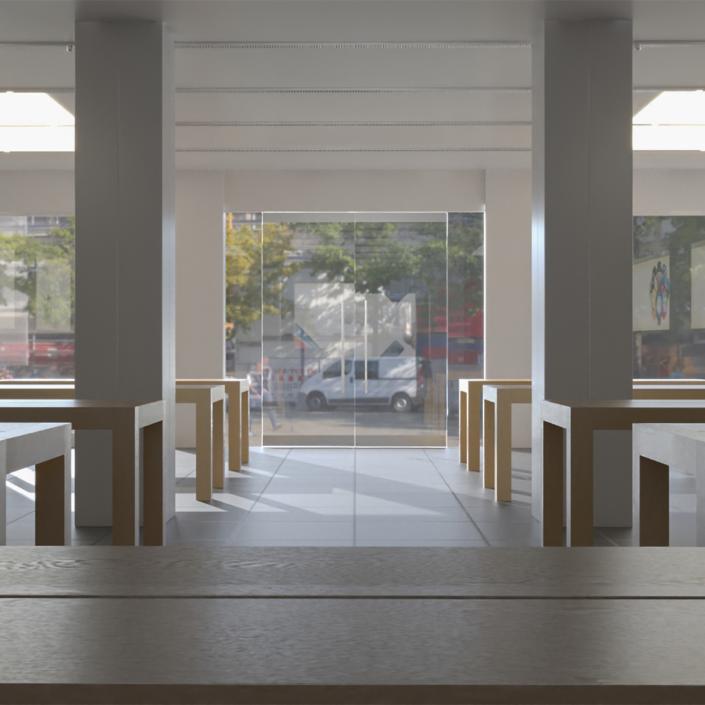 Apple Store Interior 2 3D