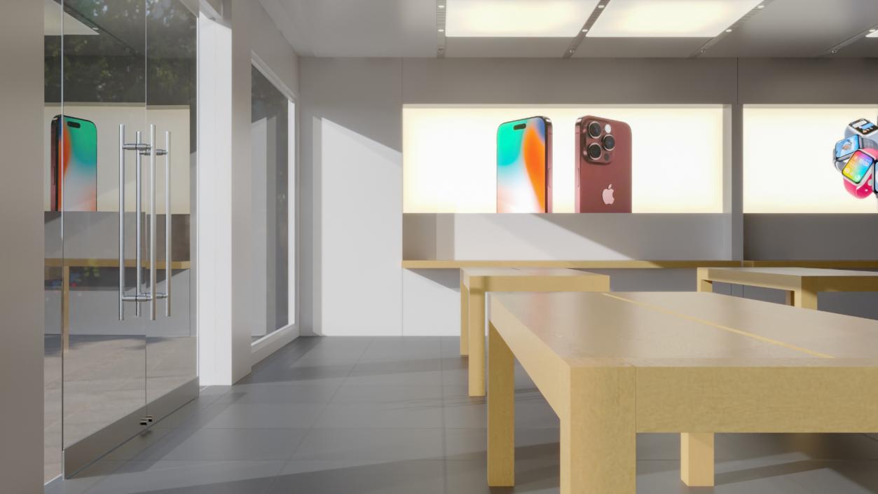 Apple Store Interior 2 3D