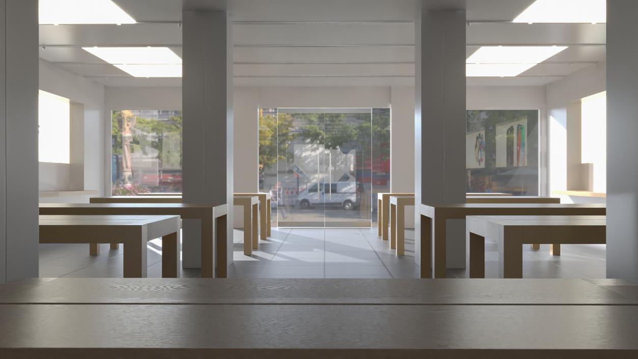 Apple Store Interior 2 3D