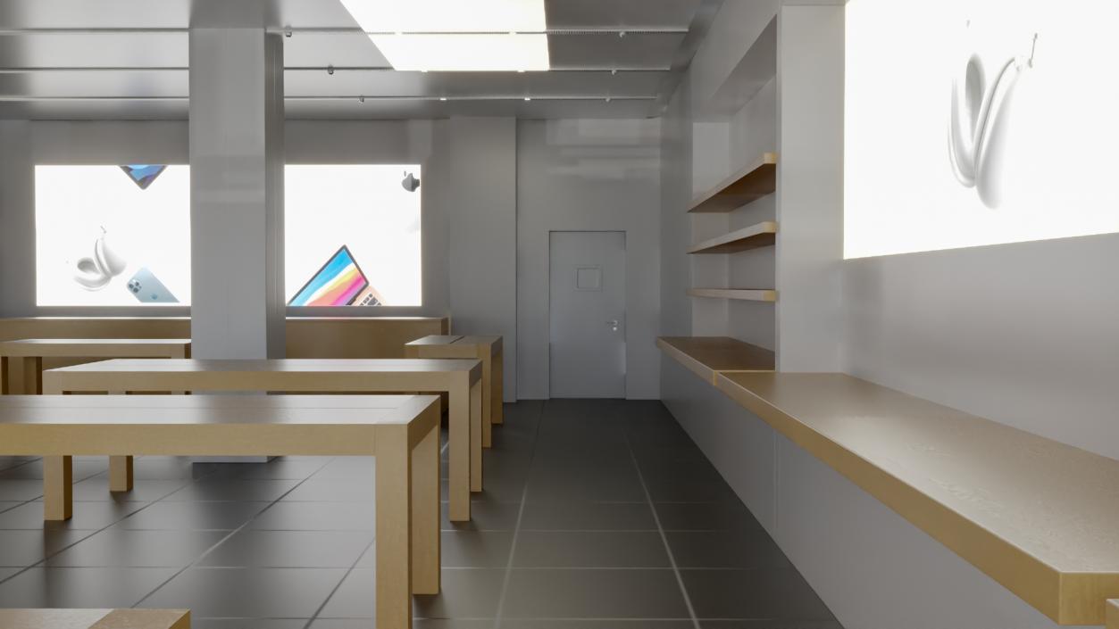 Apple Store Interior 2 3D