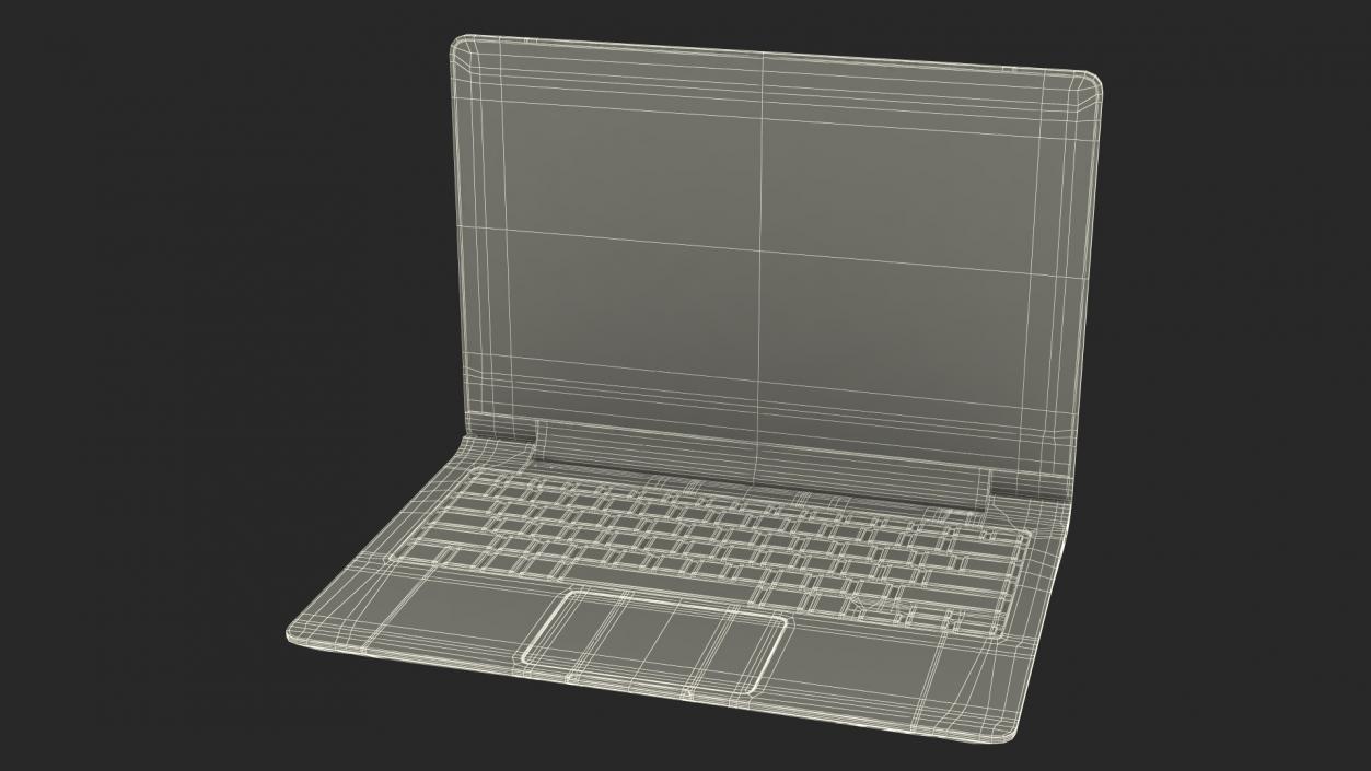 3D Samsung Laptop Computer ATIV Book model