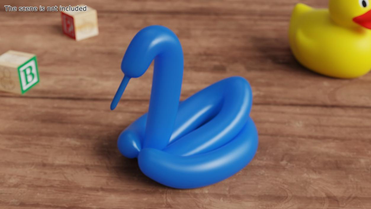 Balloon Animal Swan 3D model