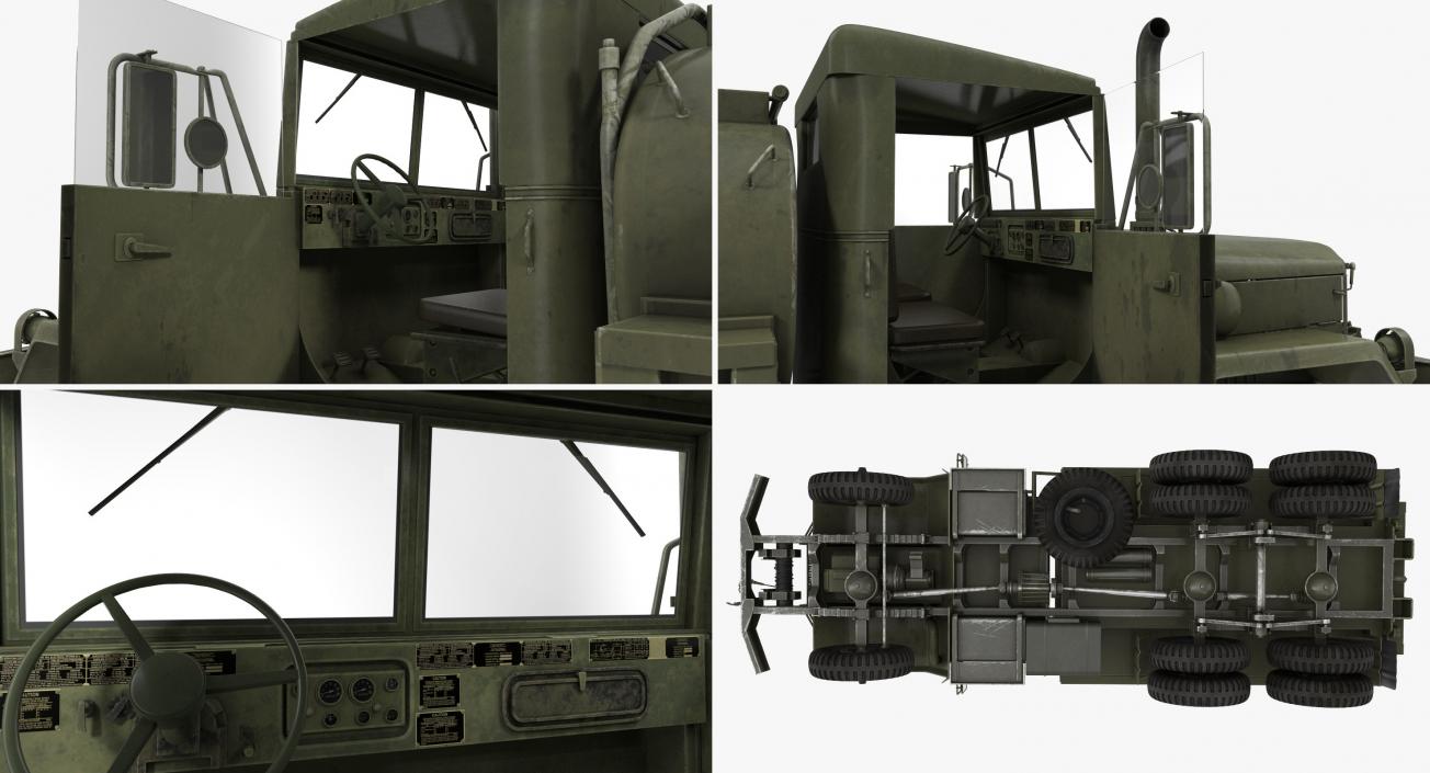 US Army WWII Rigged Trucks Collection 3D